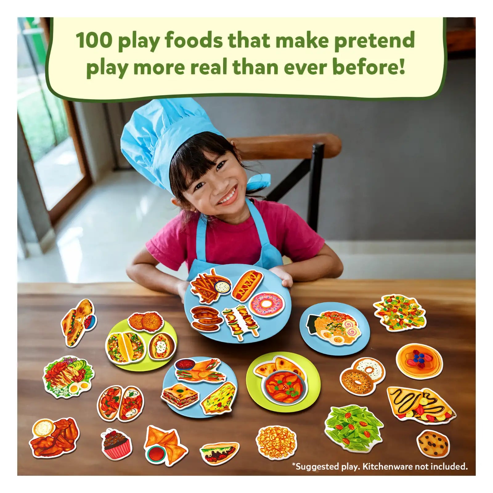 Buy 100 Most Real Play Foods | Play Food for Realistic Pretend Play ...