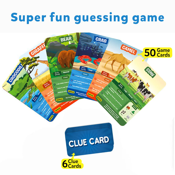 Guess in 10: Animal Kingdom | Trivia card game (ages 6+)