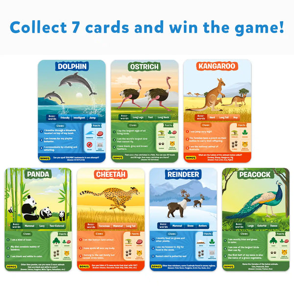 Guess in 10: Animal Kingdom | Trivia card game (ages 6+)