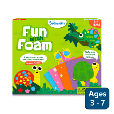 Fun with Foam: Amazing Animals | 3D Sticker Activity (ages 3-7)