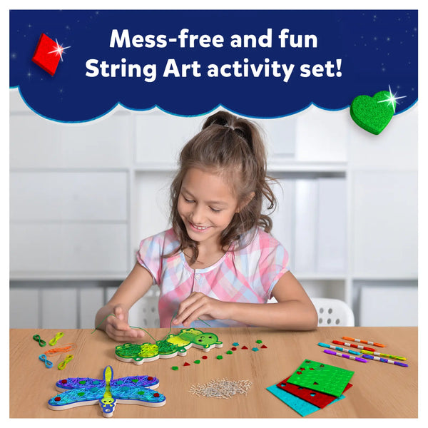 Super Strings: Bugs & Butterflies | Mess-Free String Art (ages 6-12)