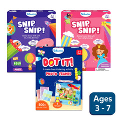 Artful Memories Bundle: Snip, Stick, Frame (ages 3-7)