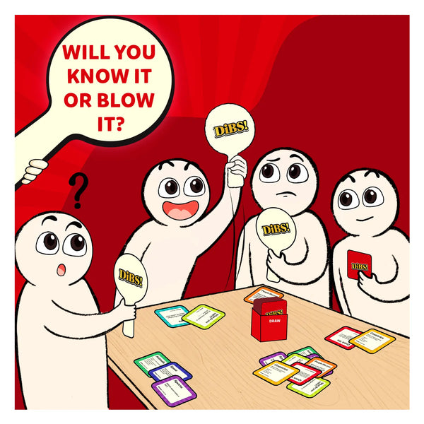 Dibs | Exciting Trivia Card Game (ages 8+)