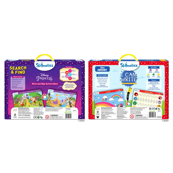 Disney Write & Wipe Combo (Ages 3-6)