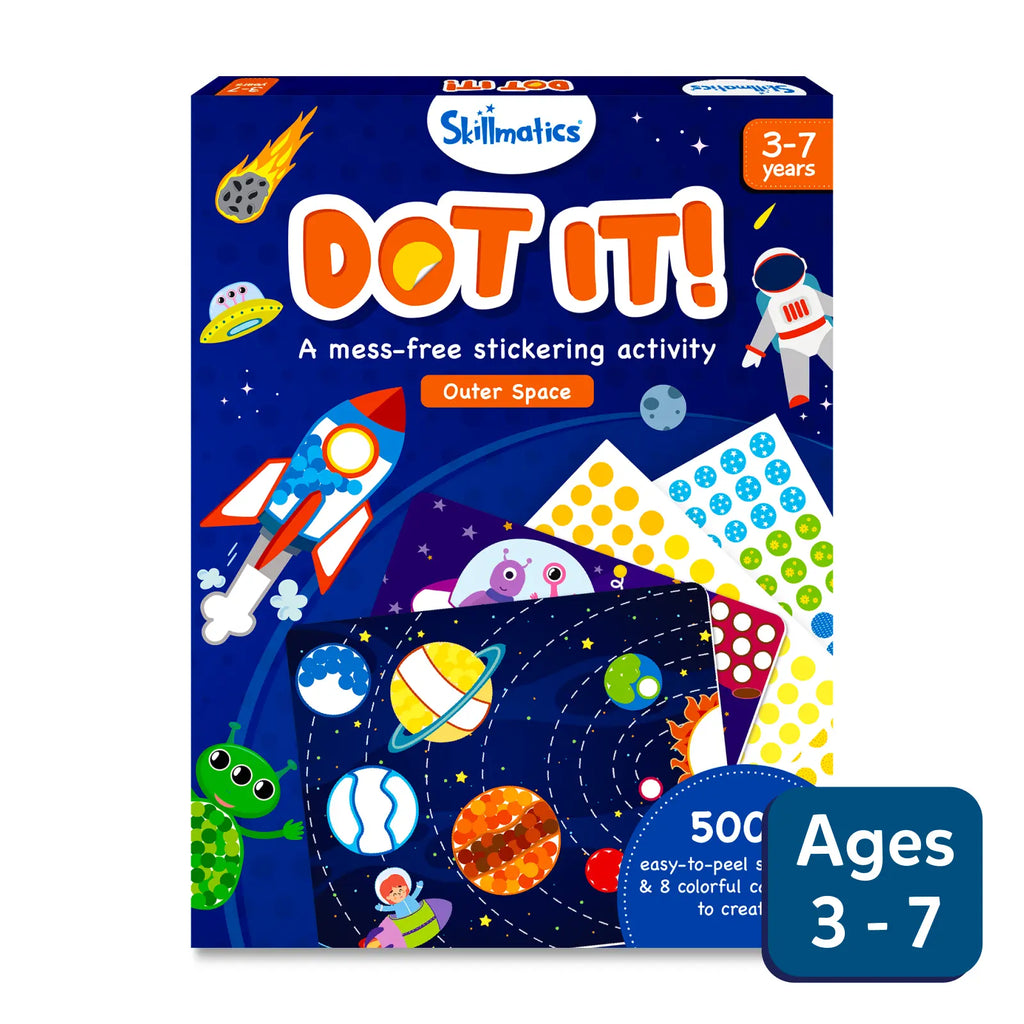 Dot it! - Outer Space | No mess sticker art (ages 3-7)