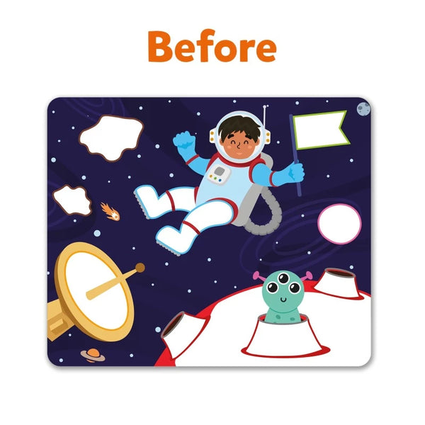 Dot it! - Outer Space | No mess sticker art (ages 3-7)