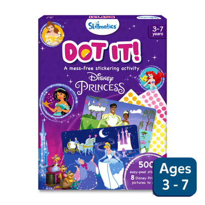 Dot it! - Disney Princesses | No mess sticker art (ages 3-7)