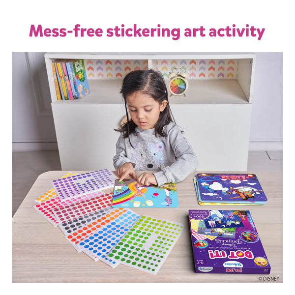 Dot it! - Disney Princesses | No mess sticker art (ages 3-7)