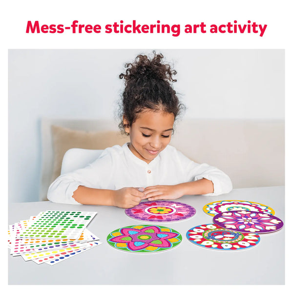 Dot it! - Mandala Art | No Mess Sticker Art (ages 3-7)