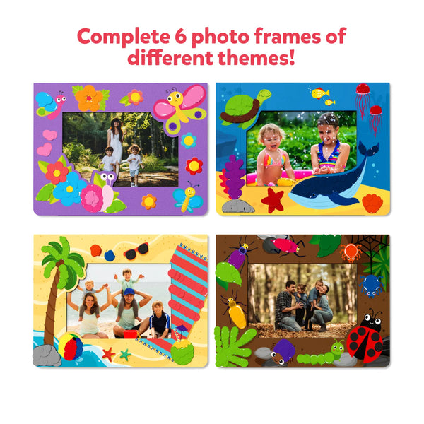 Dot it! - Photo Frames | No Mess Sticker Art (ages 3-7)