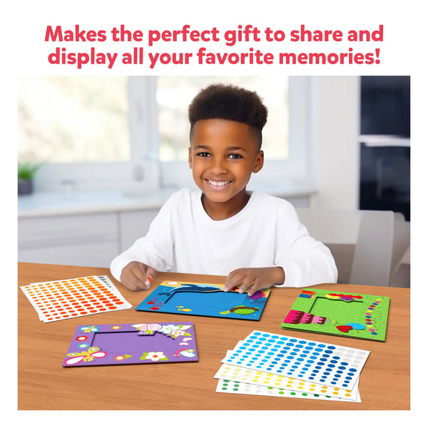 Dot it! - Photo Frames | No Mess Sticker Art (ages 3-7)