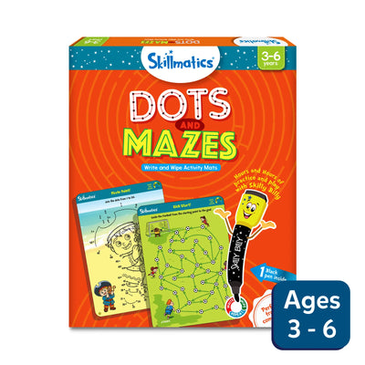 Dots and Mazes | Reusable Activity Mats (ages 3-6)