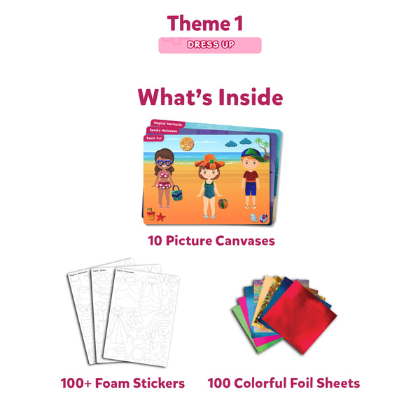 Foil Fun: Whimsical Wonderland Combo | No Mess Art Kit (ages 4-9)