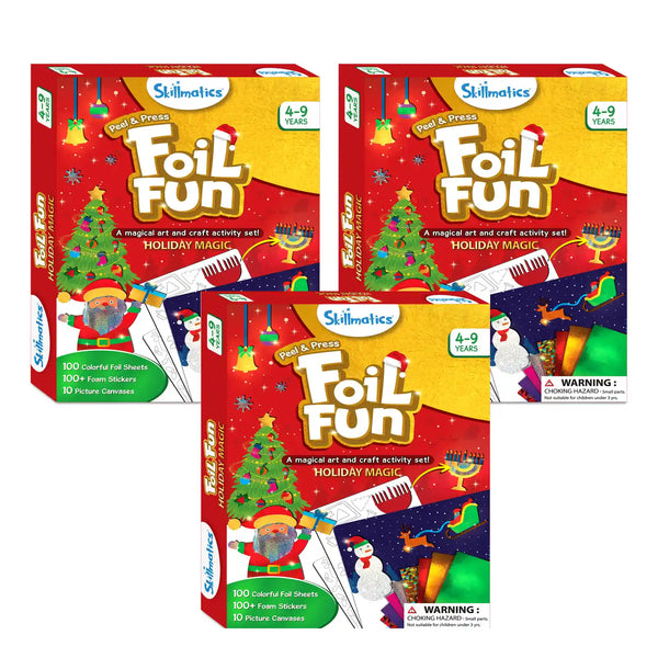 Triple the Foil Fun Holiday Magic Bundle (ages 4-9)