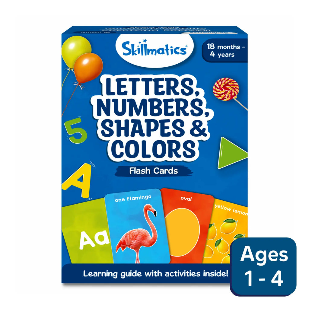 Flash Cards for toddlers: Letters, Numbers, Shapes & Colors (ages 1-4)