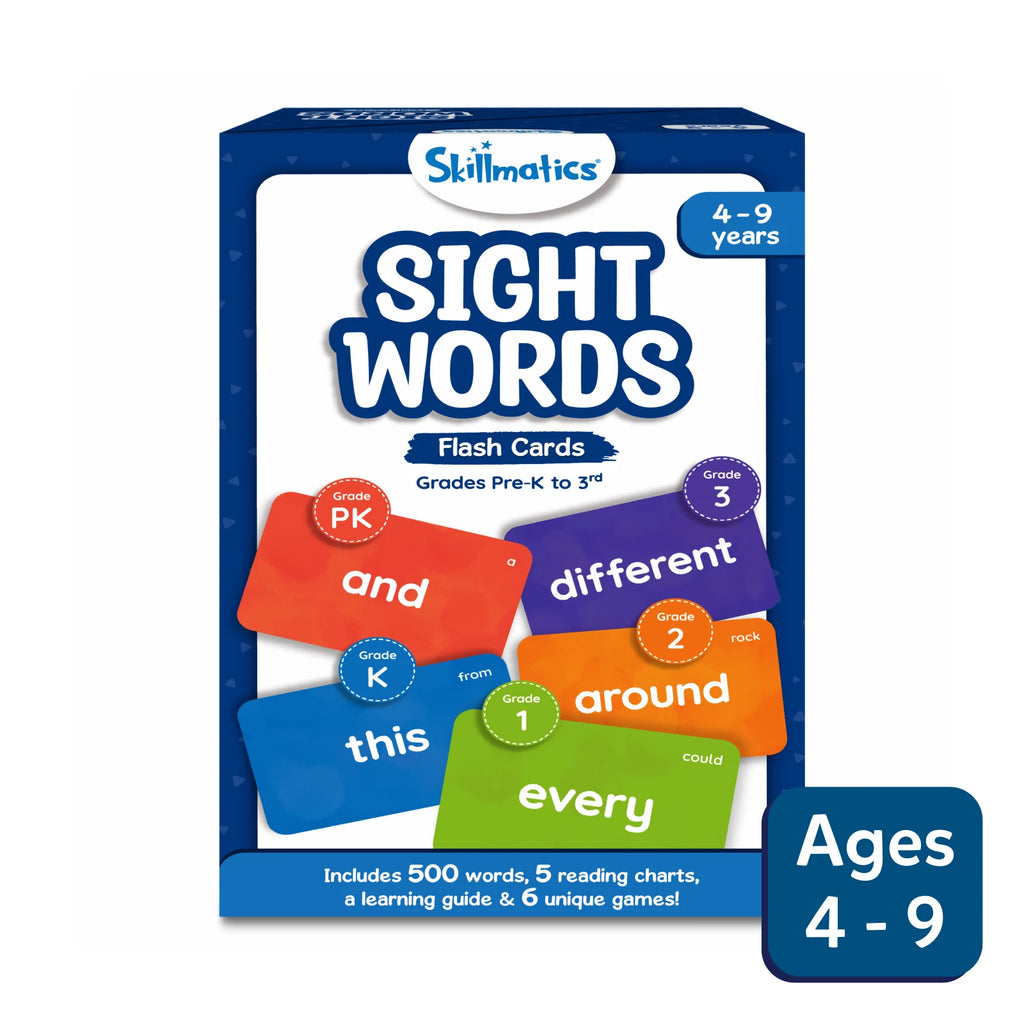 Flash Cards: Sight Words (ages 4-9)