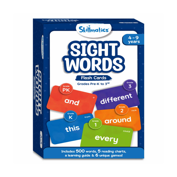 Flash Cards: Sight Words (ages 4-9)