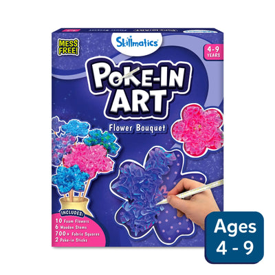 Poke-in Art: Flower Bouquet | No Mess Art for Kids (ages 4-9)