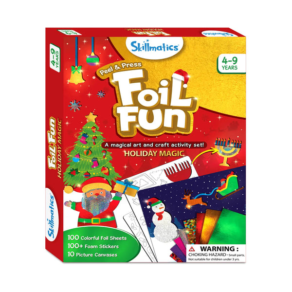 Foil Fun: Holiday Magic | No Mess Art Kit (ages 4-9)