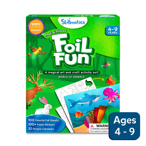 Foil Fun: World Of Animals | No Mess Art Kit (ages 4-9)