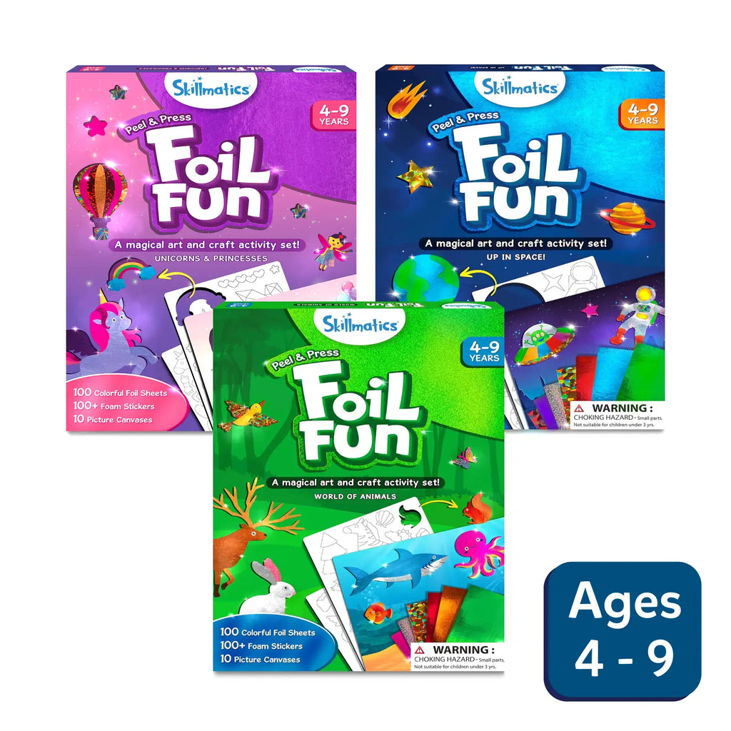 Foil Fun: Mega Bundle | No Mess Art Kit (ages 4-9)