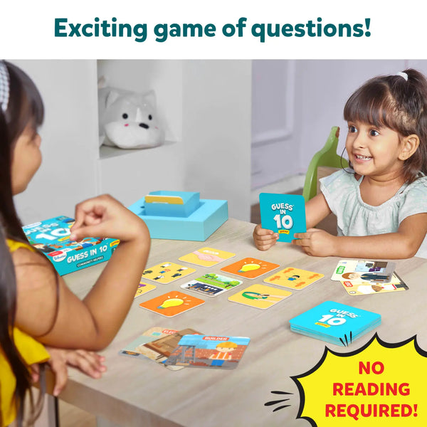 Guess in 10 Junior: Community Helpers | Trivia card game (ages 3-6)