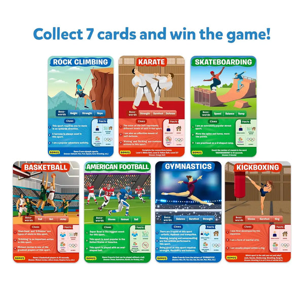 Guess in 10: World Of Sports | Trivia card game (ages 6+)