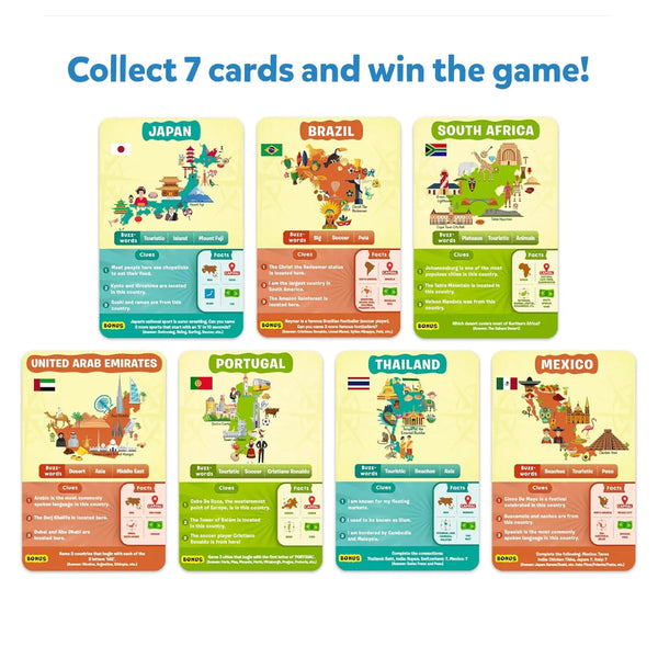 Guess in 10: Countries Of The World | Trivia card game (ages 8+)