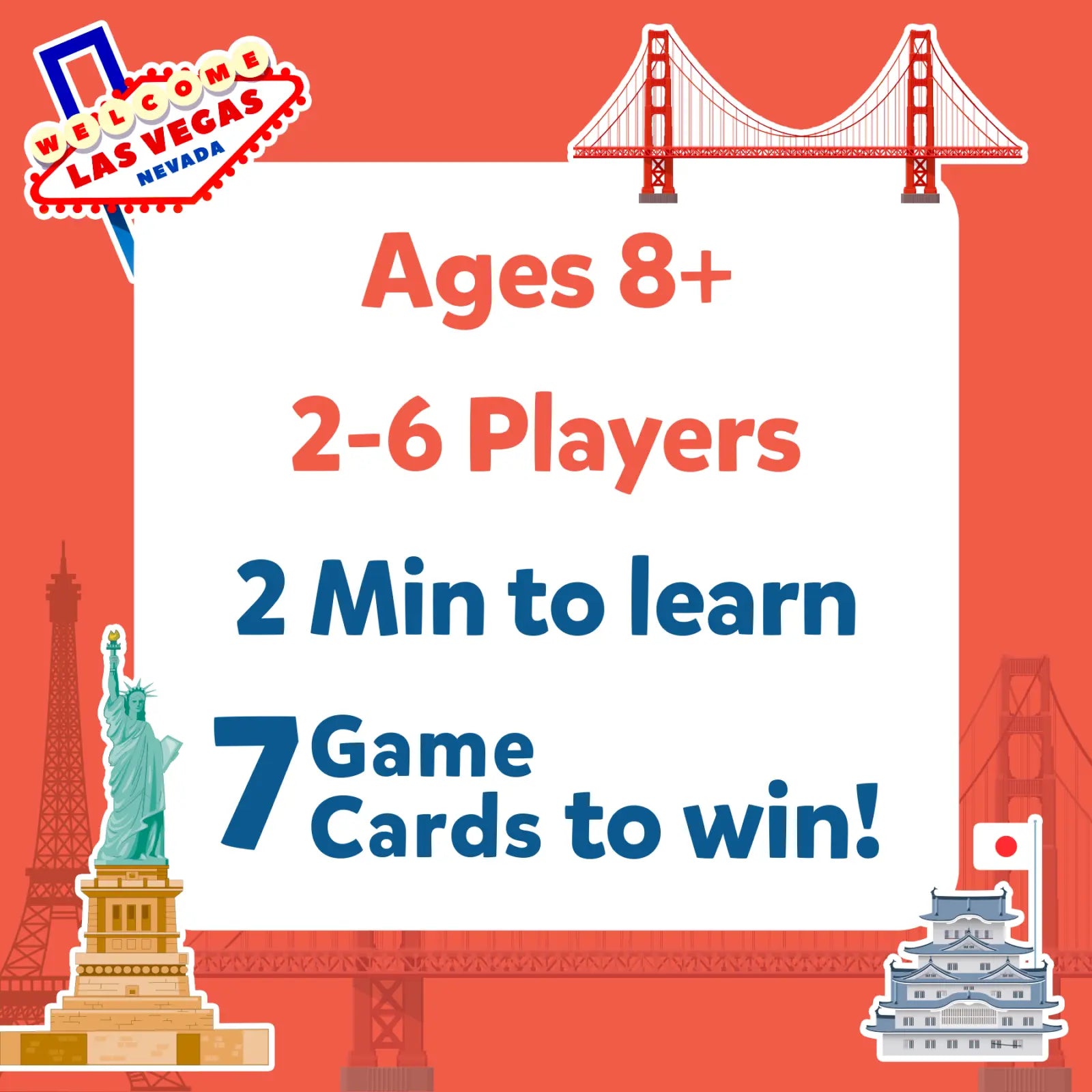 Guess in 10: Cities Around The World | Trivia card game (ages 8+)