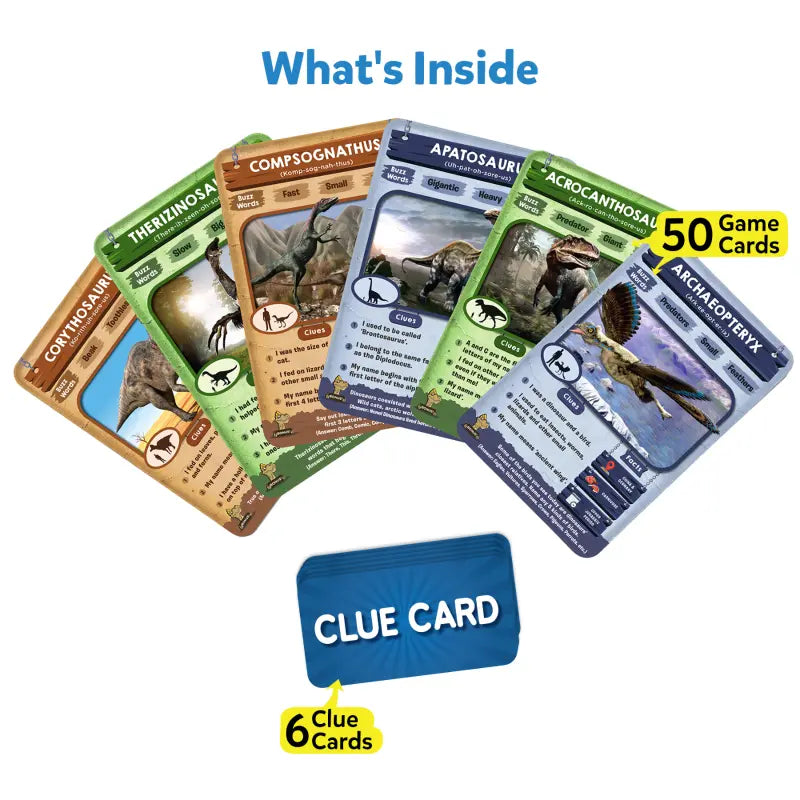 Guess in 10: Deadly Dinosaurs | Trivia card game (ages 8+)