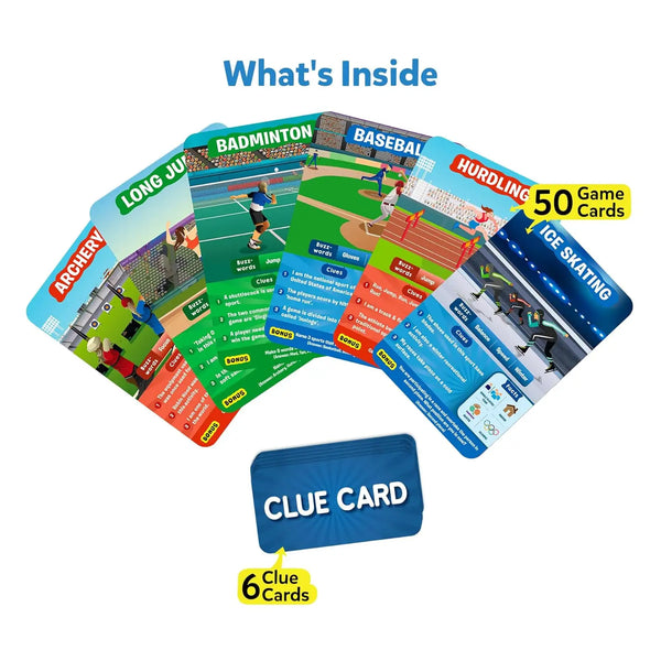 Guess in 10: World Of Sports | Trivia card game (ages 6+)