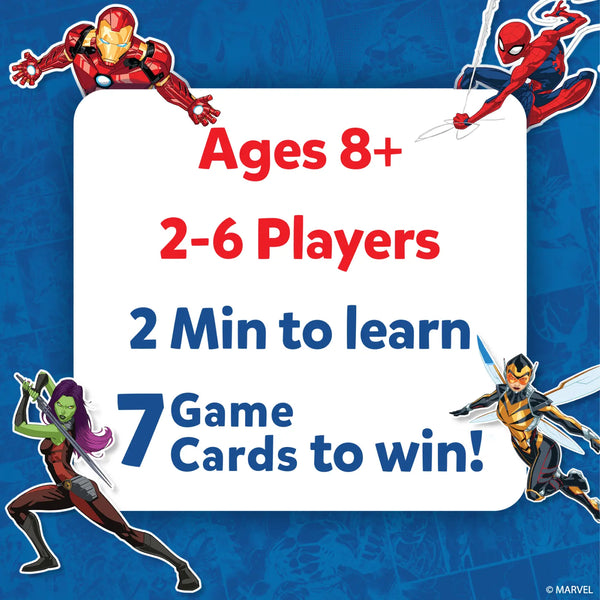 Guess in 10: Marvel | Trivia card game (ages 8+)