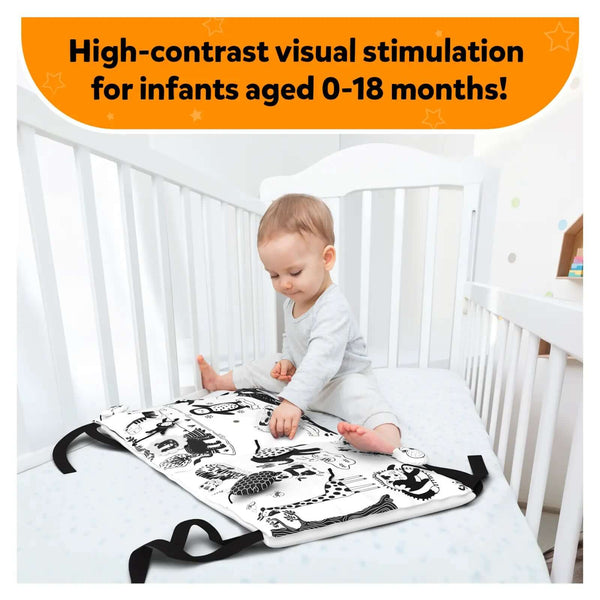 High Contrast Sensory Cloth Mat (0-18 months)