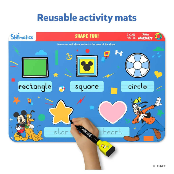 I Can Write Disney Junior Mickey Mouse | Reusable Activity Mats (ages 3-6)