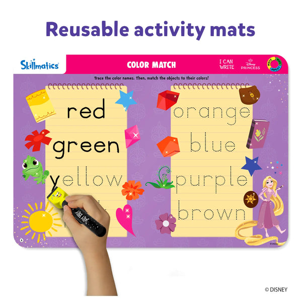 I Can Write Disney Princesses | Reusable Activity Mats (ages 3-6)