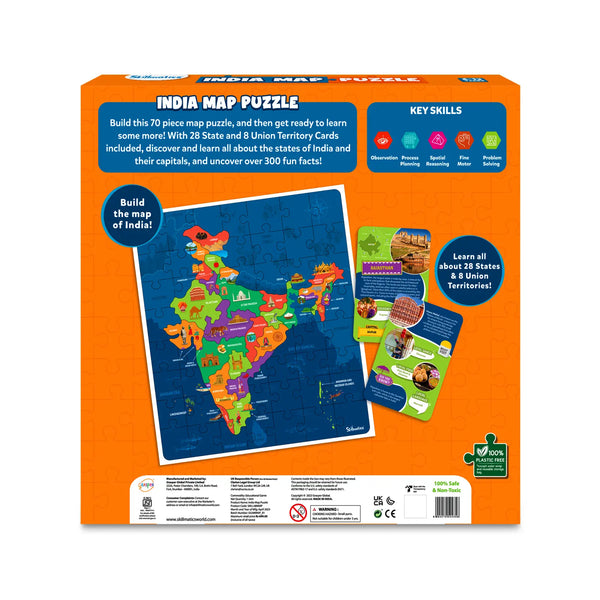 India Map Puzzle | Floor Puzzle & Game (ages 6-12)