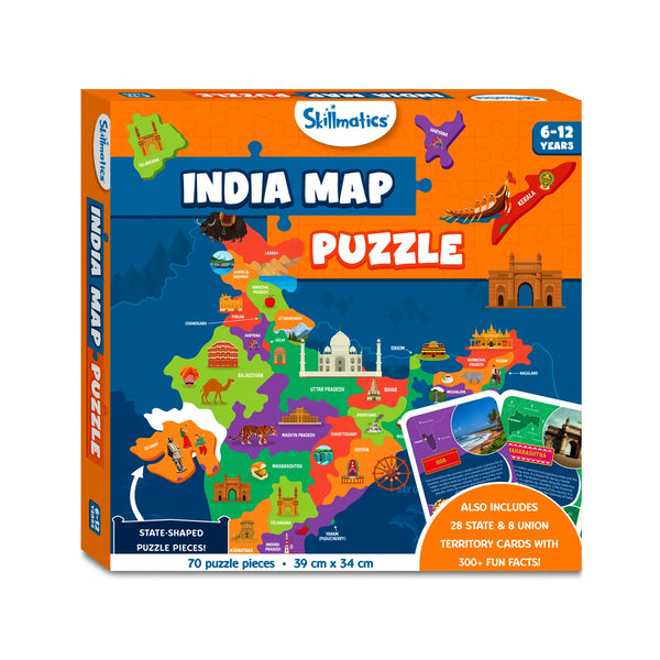 India Map Puzzle | Floor Puzzle & Game (ages 6-12)