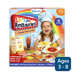 Let's Play Restaurant | Magnetic Pretend Play Set (Ages 3-8)