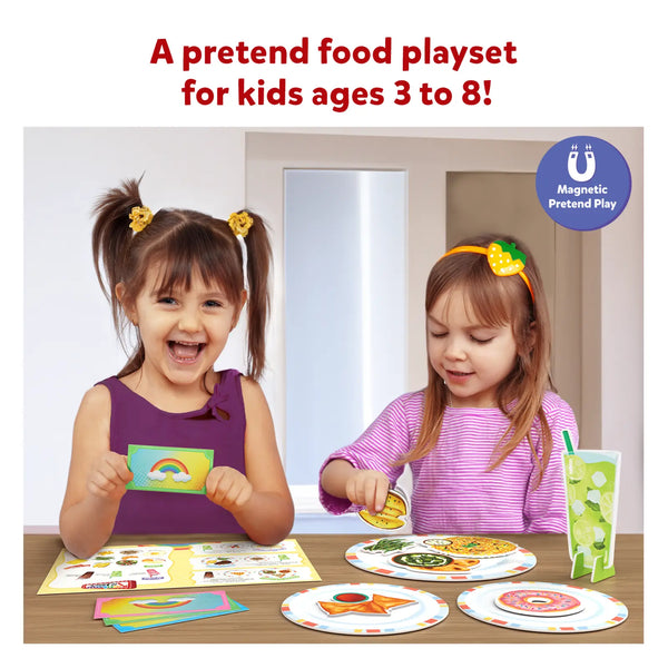 Let's Play Restaurant | Magnetic Pretend Play Set (Ages 3-8)