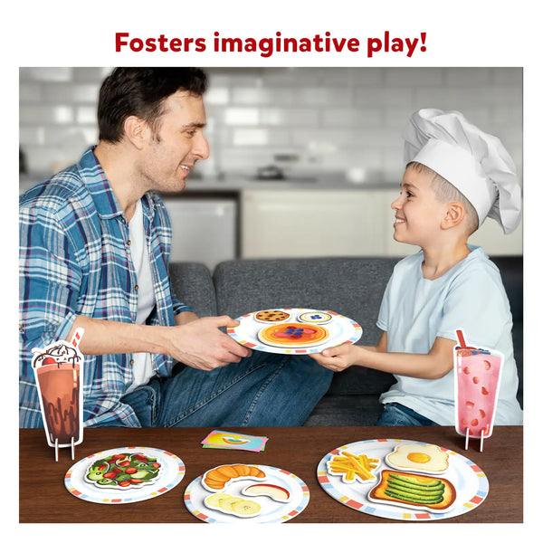 Let's Play Restaurant | Magnetic Pretend Play Set (Ages 3-8)