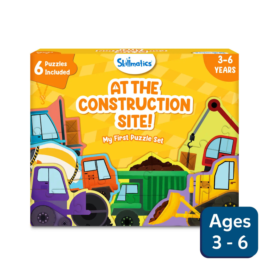 My First Puzzle Set: At The Construction Site (ages 3-6)