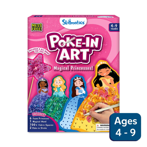 Poke-in Art: Magical Princesses | No Mess Art for Kids (ages 4-9)