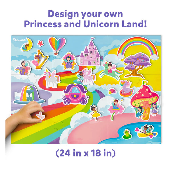 Magnetopia - Princess & Unicorn Land! | Interactive Pretend Play Set (ages 3-7)