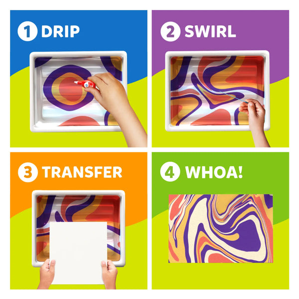 Marbling Magic Paint Kit | Water Marbling Kit (ages 6-12)