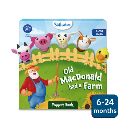 Puppet Book: Old Macdonald Had a Farm | Interactive Finger Puppets (Ages 6-24 months)