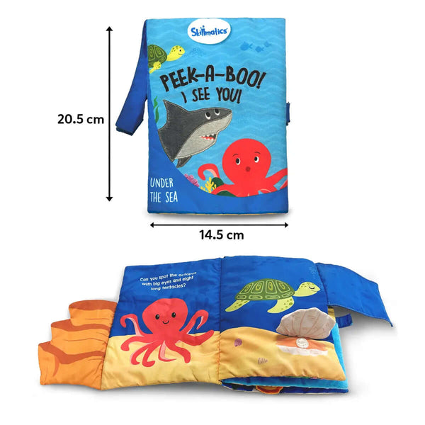 Peek-A-Boo: Under The Sea | Interactive Cloth Book (Ages 6+ months)