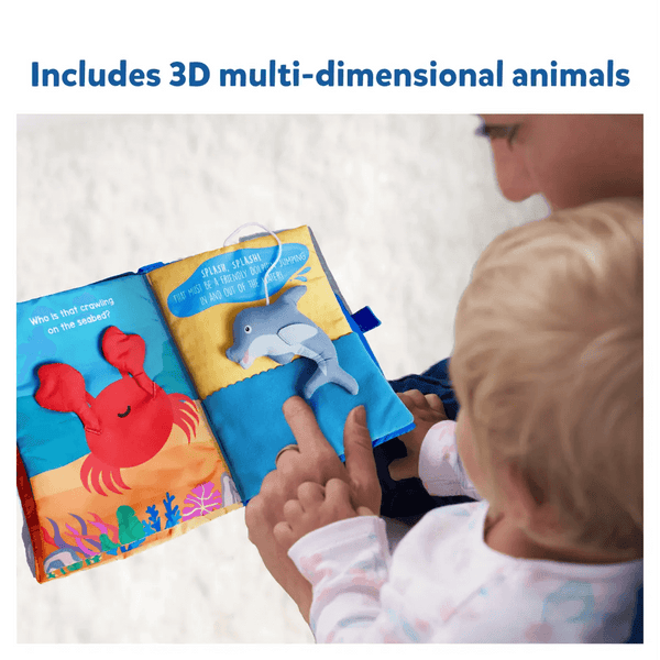 Peek-A-Boo: Under The Sea | Interactive Cloth Book (Ages 6+ months)