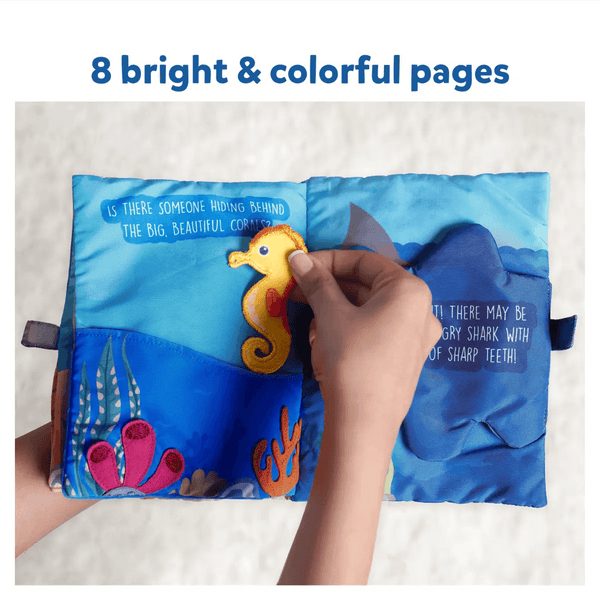 Peek-A-Boo: Under The Sea | Interactive Cloth Book (Ages 6+ months)