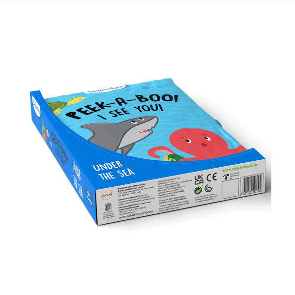 Peek-A-Boo: Under The Sea | Interactive Cloth Book (Ages 6+ months)