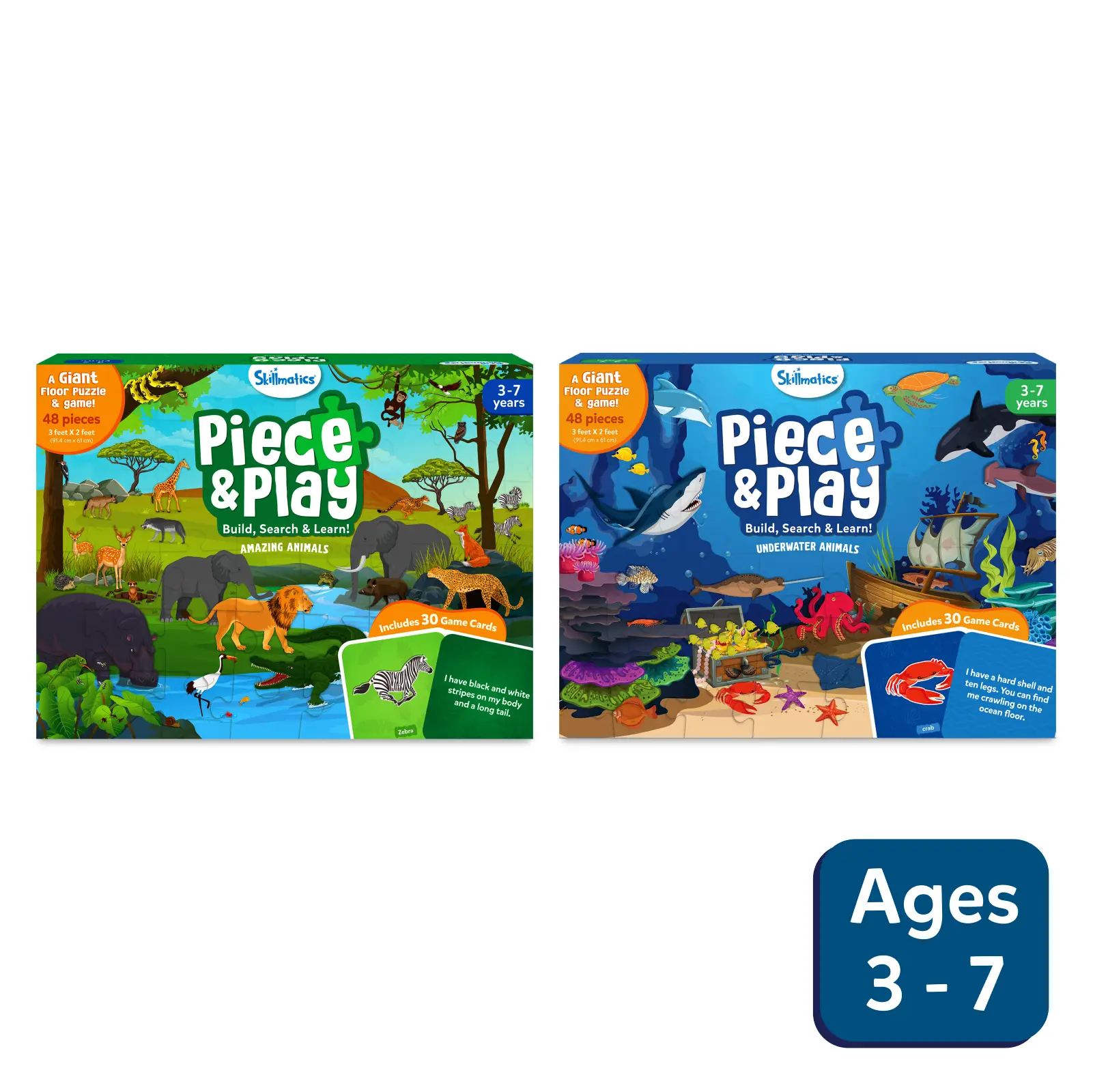 Wildlife Wonders Puzzle Bundle (ages 3-7)